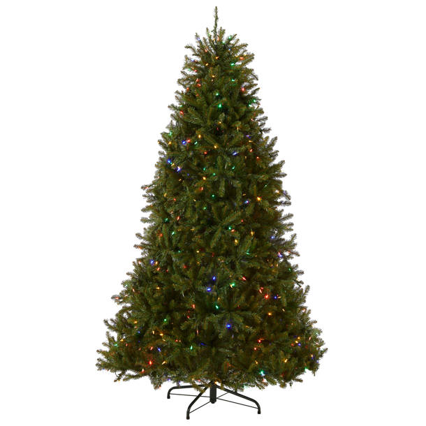 Dunhill Fir 12' Artificial Fir Christmas Tree with Color & Clear Lights